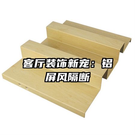 客廳裝飾新寵:鋁屏風(fēng)隔斷