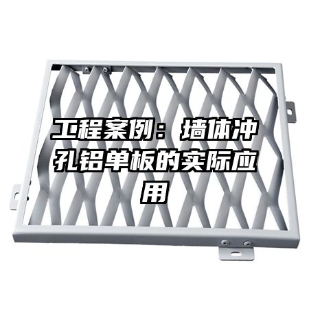 工程案例:墻體沖孔鋁單板的實(shí)際應(yīng)用